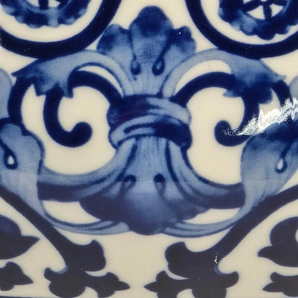 Blue and‎ White Chinoiserie Ceramic Ginger Jar OIL Burning lamp Gift mom friend